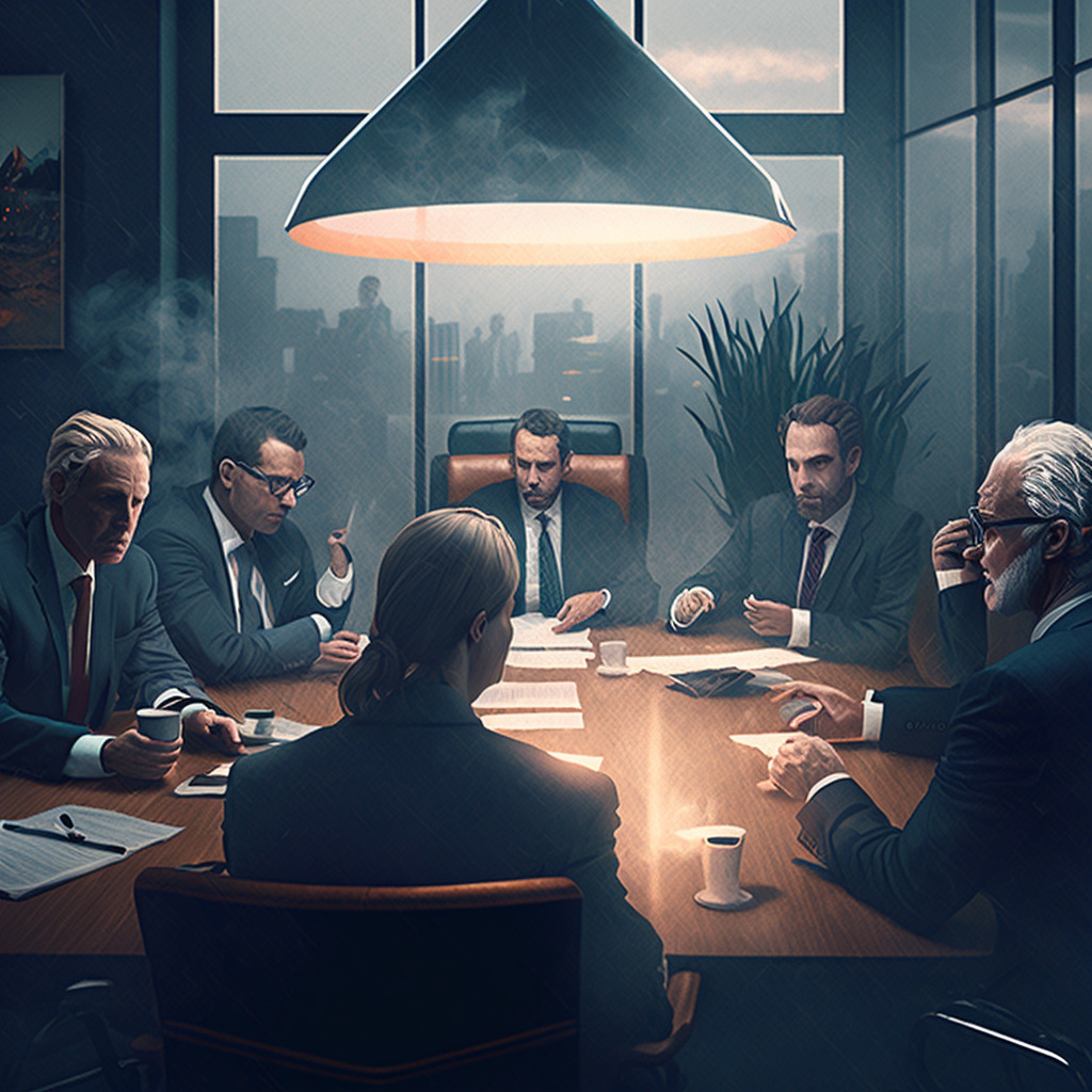 **corporate team meeting** - Upscaled by (fast)